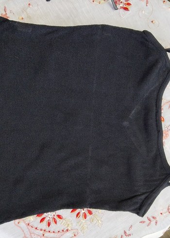 siyah v yaka triko büstiyer s beden - Görsel 2