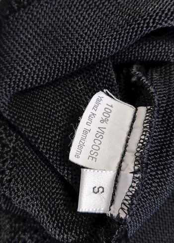 siyah v yaka triko büstiyer s beden - Görsel 6