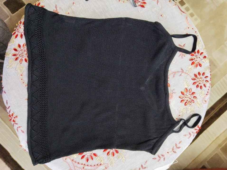 siyah v yaka triko büstiyer s beden - Görsel 2