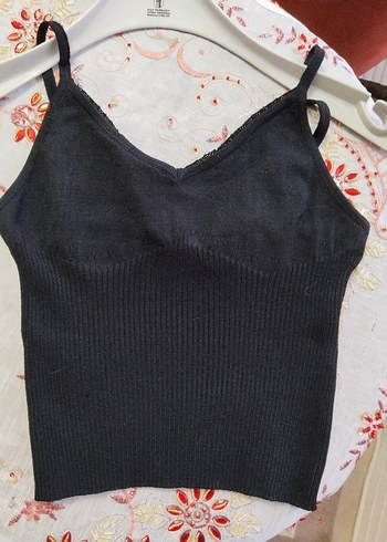 Siyah V Yaka triko büstiyer s beden - Görsel 2