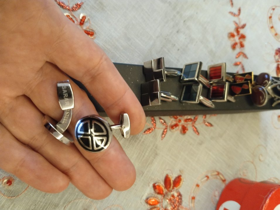 sarar, çelik kol düğmesi - Görsel 5