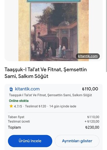 Taassuk-l Tal'at Ve Fitnat - Şemsettin Sami