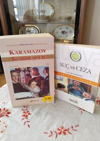 Dostoyevski Karamazov Kardeşler ve Suç ve Ceza Kitapları