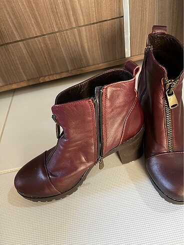 38 Beden bordo Renk Topuklu bot