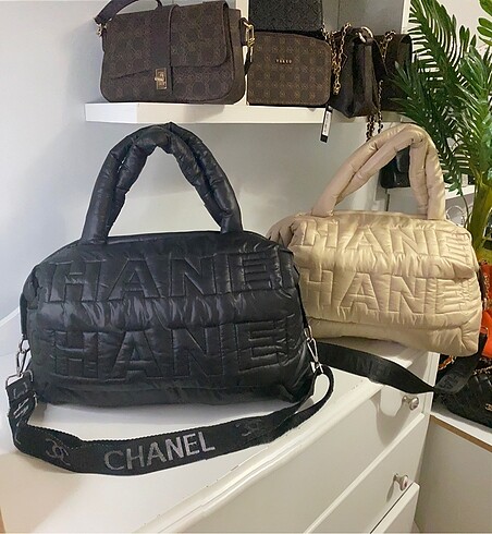 Chanel siyah büyük pufuduk çanta