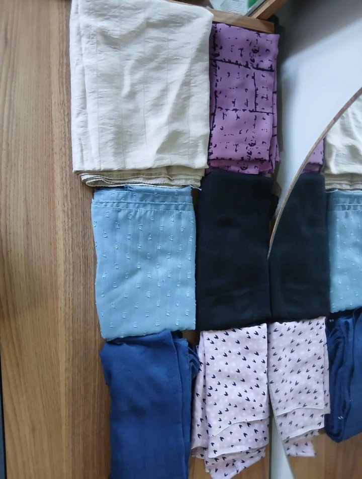 Kahverengi Keten Kadın Şal - Görsel 3