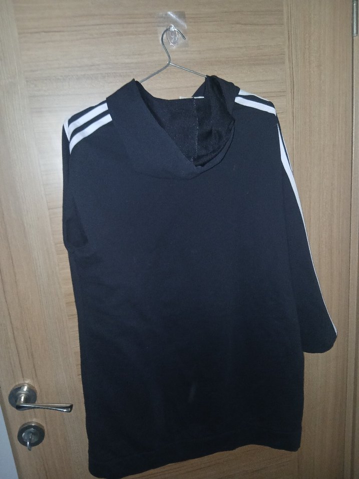 Siyah uzun swaet  ceplı - Görsel 3