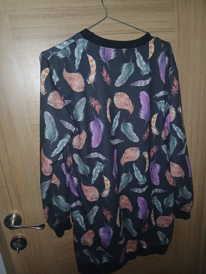 Bohem Çok Renkli Baskılı Hamile Kazak - Görsel 4