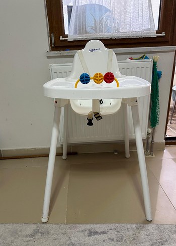 Pastel Mavi Bebek Mama Sandalyesi - Görsel 3