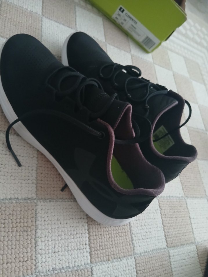 Kadın Siyah Spor Ayakkabı Velcro Bantlı - Görsel 2