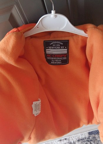 Turuncu Düğmeli Erkek Çocuk Ceketi - Görsel 4