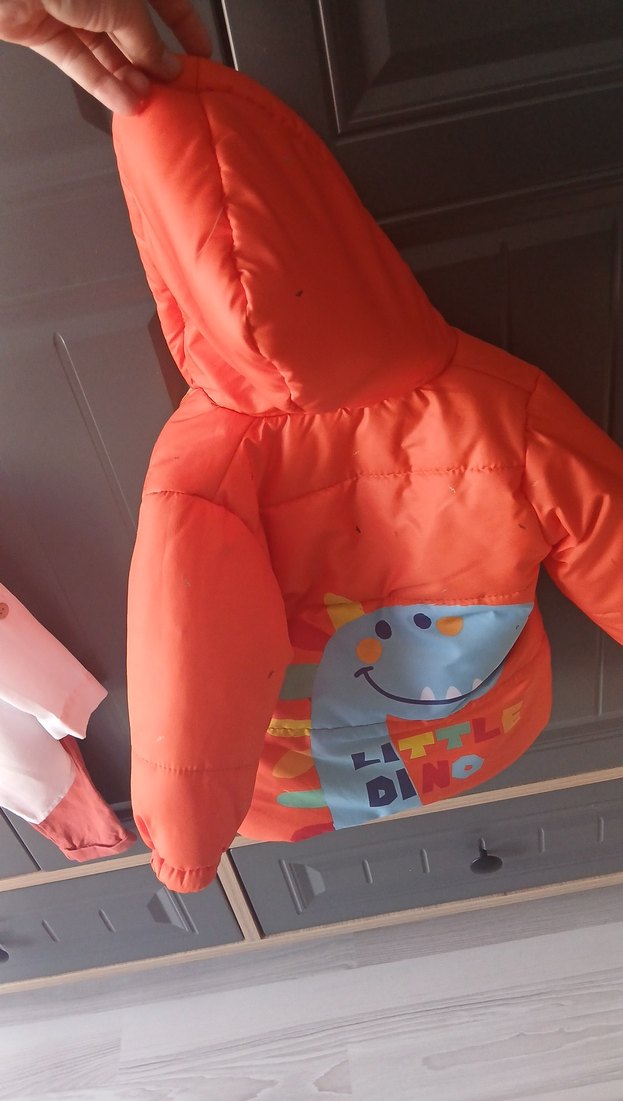 Turuncu Düğmeli Erkek Çocuk Ceketi - Görsel 2