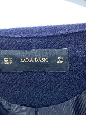 xs Beden lacivert Renk Zara Yelek %70 İndirimli.