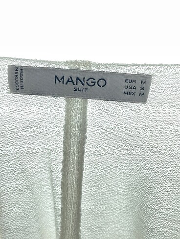 m Beden beyaz Renk Mango Bluz %70 İndirimli.
