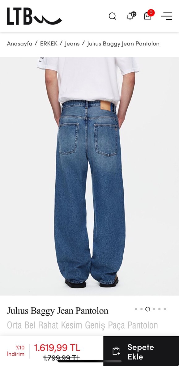 Erkek Jean ltb - Görsel 2