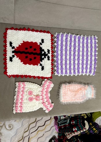 Renkli Örgü Banyo Süngerleri - Görsel 2