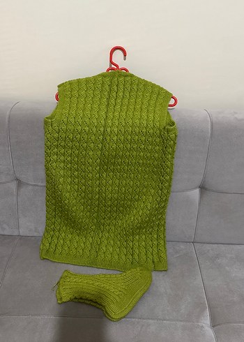 Kadın yelek ve patik - Görsel 3