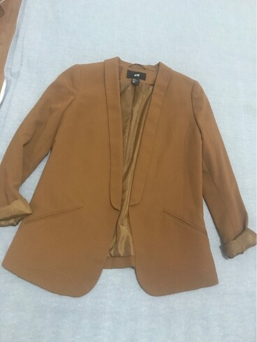 Kahverengi h&m blazer ceket