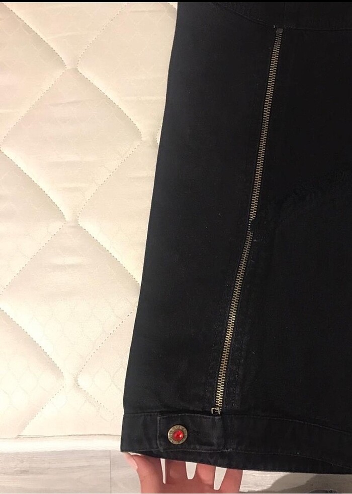 Y2K GOTİK DÜŞÜK BEL PANTOLON - Görsel 4