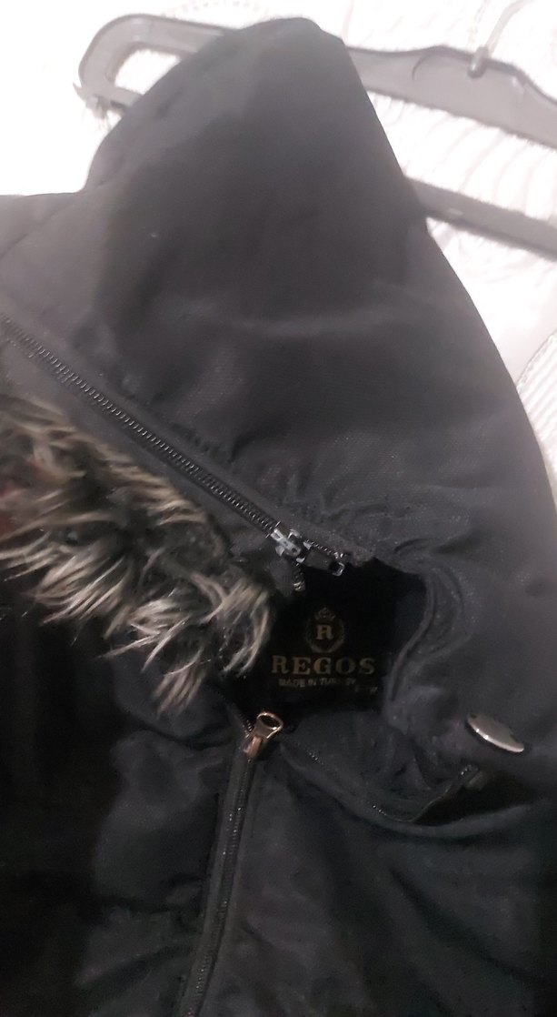 Erkek Çocuk Siyah Kürklü Slim Mont - Görsel 4