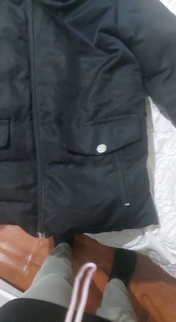 Erkek Çocuk Siyah Kürklü Slim Mont - Görsel 2