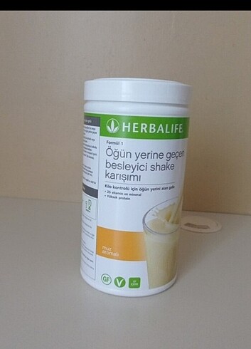 Herbalife muzlu shake +shaker