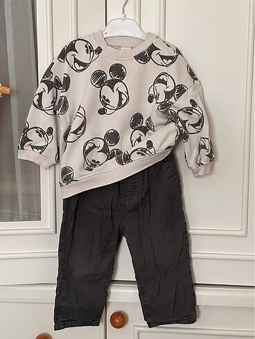 H&M H&M Disney Mickey Mouse Alt&Üst Takım