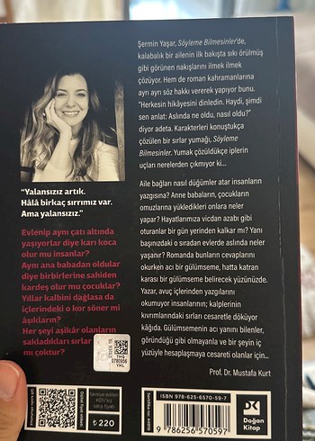 Şermin Yaşar - Söyleme Bilemsinler Roman - Görsel 2