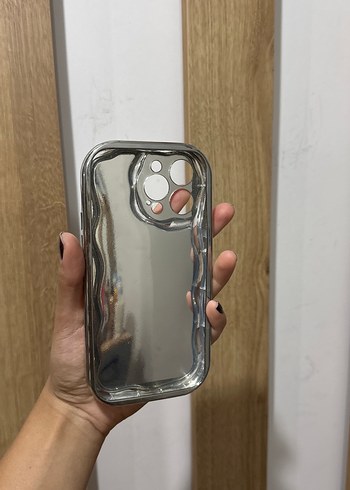 Beyaz Payetli Bohem Telefon Kılıfı - Görsel 2