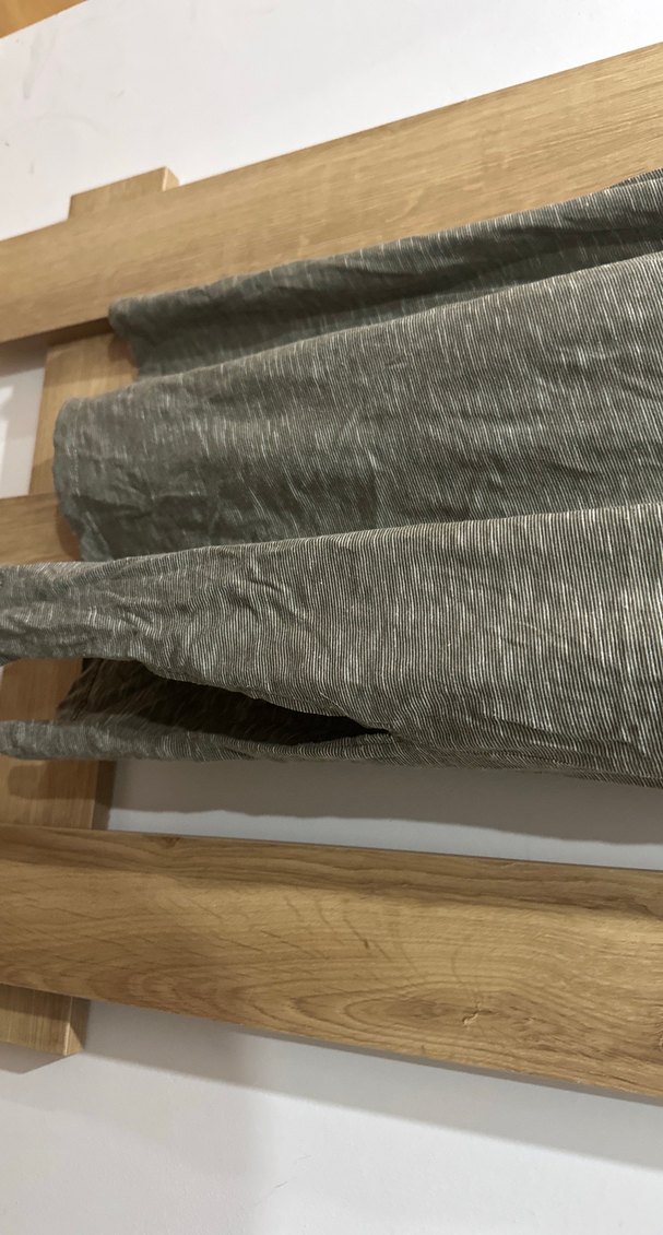 Gaki Keten Midi Askılı Elbise - Görsel 4