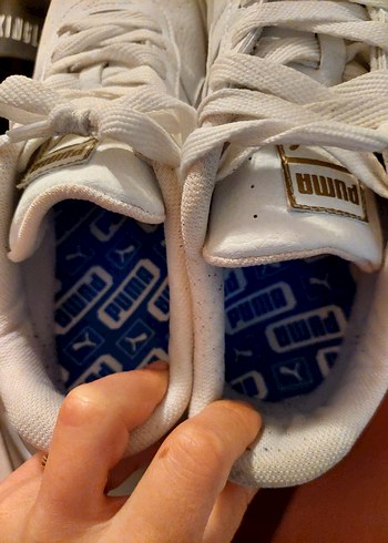 40 Beden beyaz Renk Puma Beyaz Kadın Spor Ayakkabı