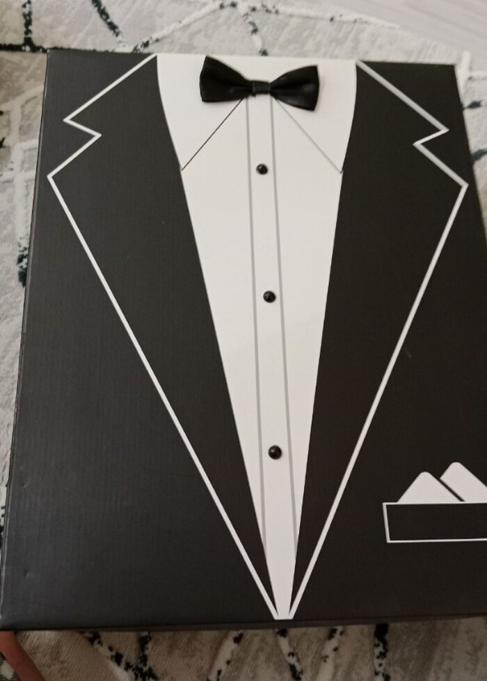 Üçlü damat kutusu seti - Görsel 4