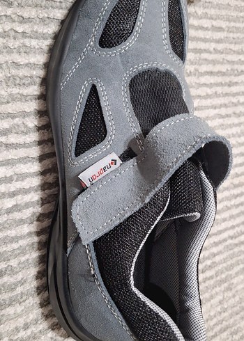 Gri Erkek Çelik burunlu iş ayakkabısı - Görsel 2