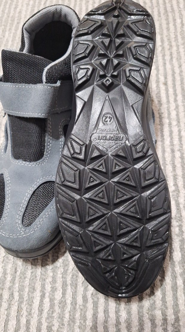 Gri Erkek Çelik burunlu iş ayakkabısı - Görsel 3