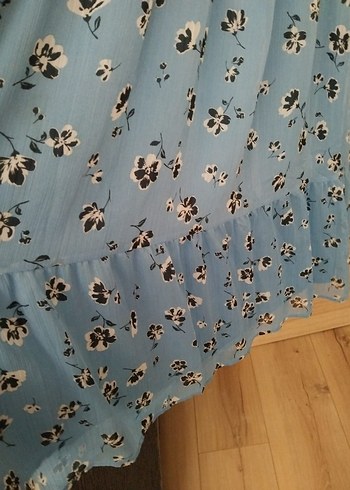 Mavi Bohem Desenli Hamile Bluzu - Görsel 5