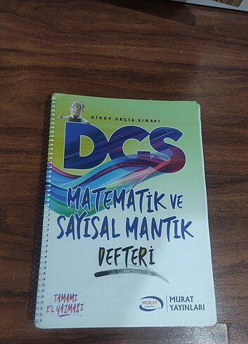 DGS matematik ve sayısal mantık defteri Murat yayınları 