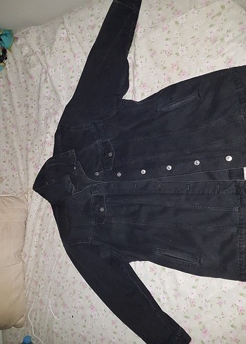 LC Waikiki Siyah Düğmeli Kadın Denim Ceket