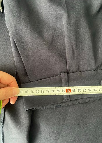 Lacivert Kadın Düğmeli takım - Görsel 8