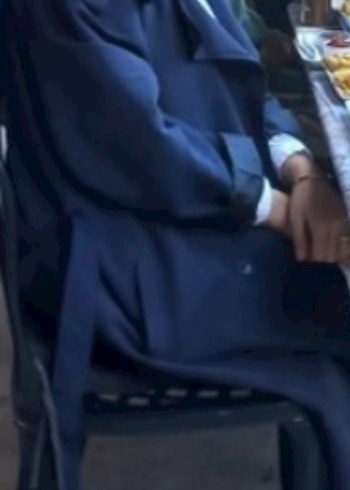 Kadın Mavi Denim Trençkot - Görsel 4