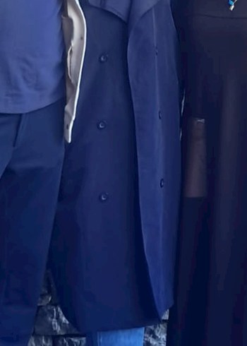 Kadın Mavi Denim Trençkot - Görsel 2