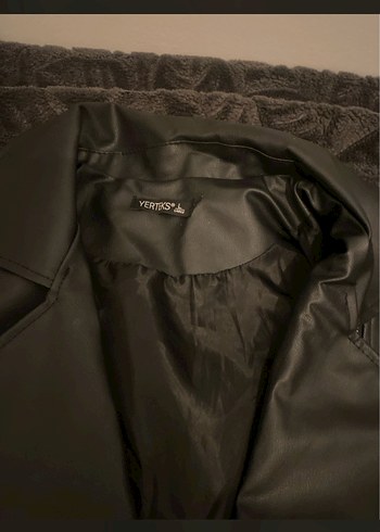 ,siyah deri salaş model deri ceket - Görsel 4