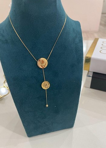 316L çelik dior kolye