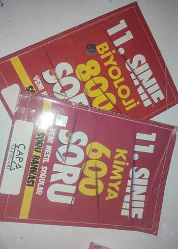 11. Sınıf Kimya 600 Sorulu 11. sınıf biyoloji 800 sorulu