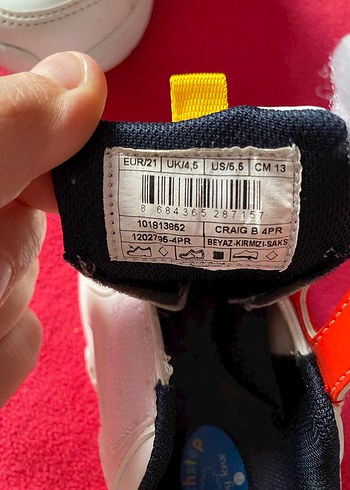 Renkli Erkek bebek Spor Ayakkabı Velcro kinetix - Görsel 2