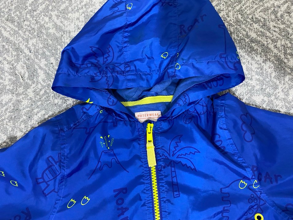 Kapüşonlu Erkek Çocuk Rüzgarlık Mont - Görsel 2