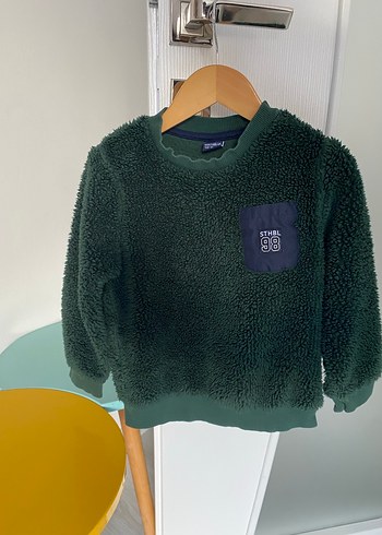 Erkek Çocuk mavi yeşil Sweatshirt - Görsel 8