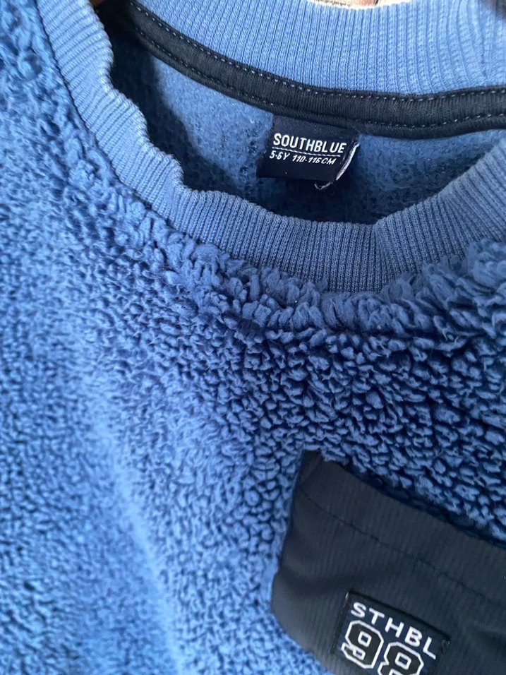 Erkek Çocuk mavi yeşil Sweatshirt - Görsel 5