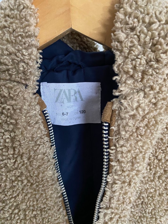 Unixes Çocuk Kahverengi Kürklü Yelek - Görsel 3