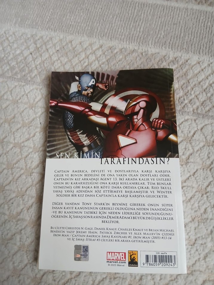 Iron Man İç Savaş Marvel Çizgi Roman - Görsel 3