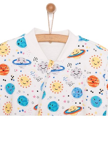 Unisex Renkli Uzun Kollu 2.5 TOG Bebek Uyku Tulum - Görsel 3